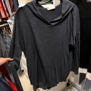 Drop shoulder hoodie